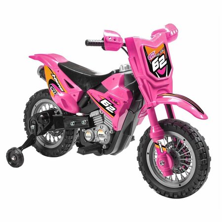 BLAZING WHEELS 6V Dirt Bike, Pink BL379281